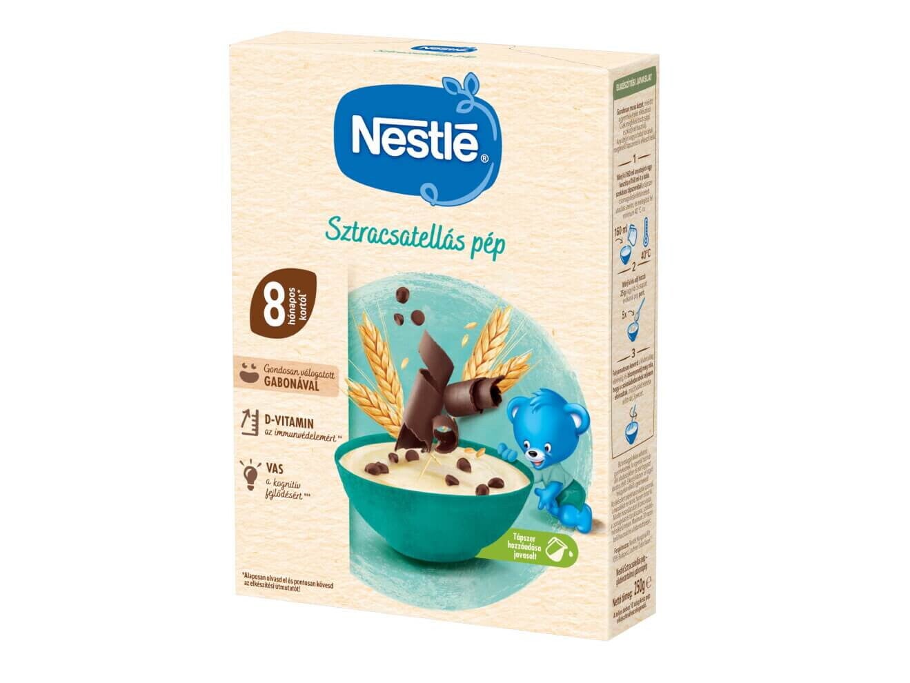 NESTLÉ Sztracsatellás pép - gluténtartalmú gabonapép