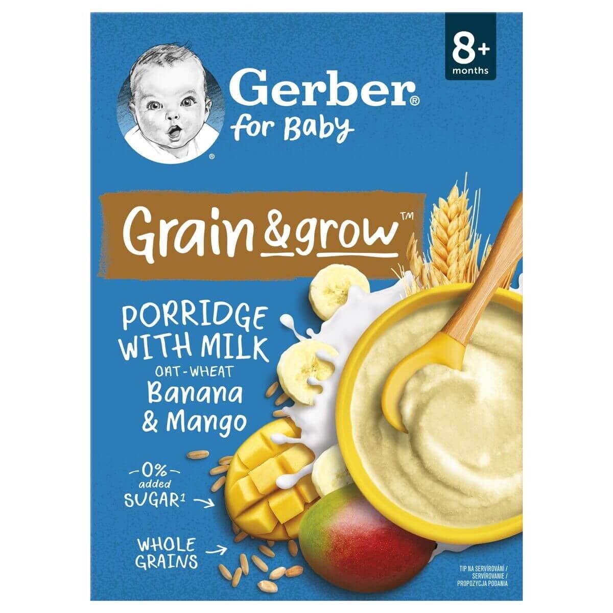 Gerber banános-mangós tejpép