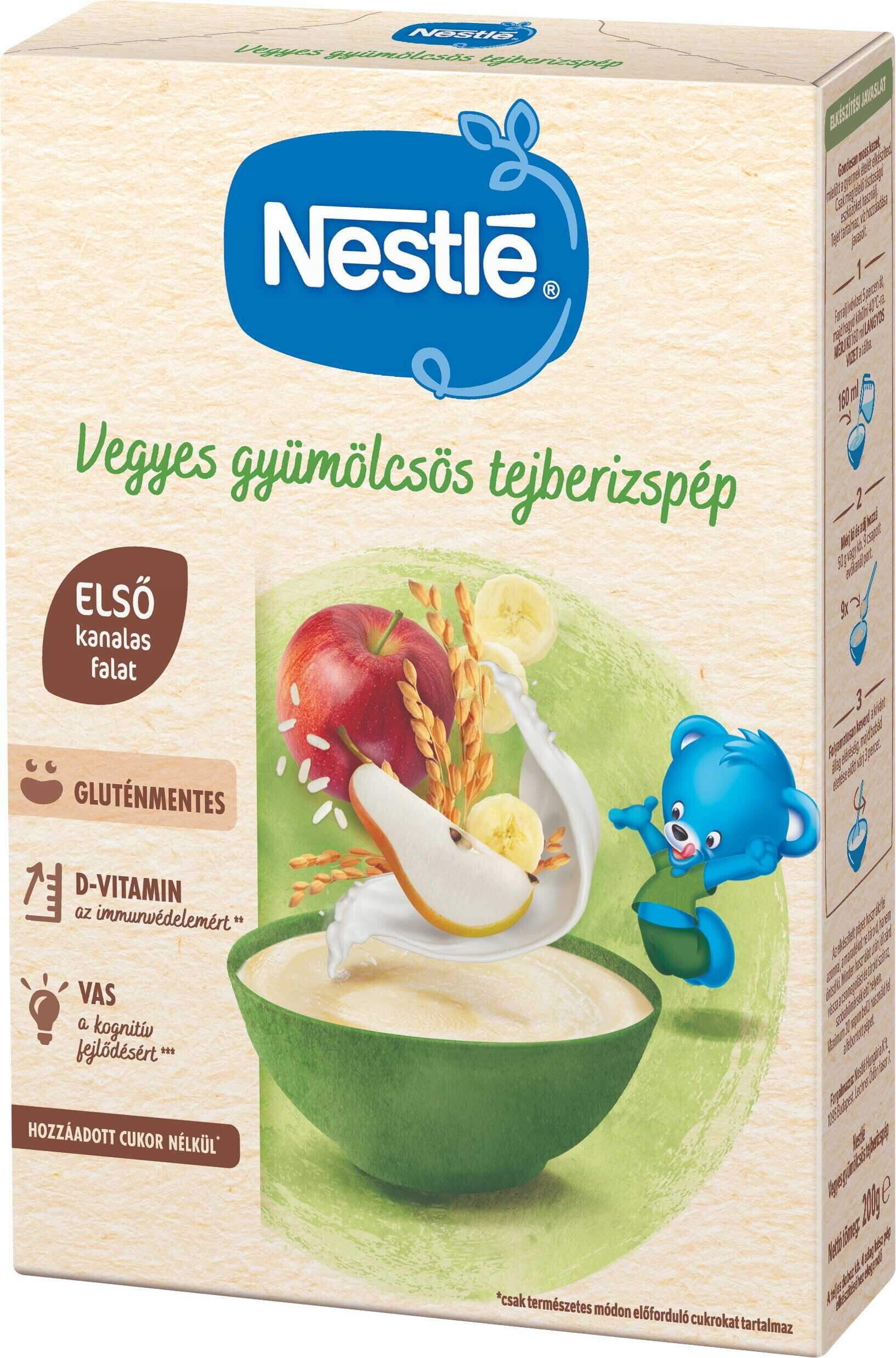 Nestlé Vegyes gyümölcsös tejberizspép 