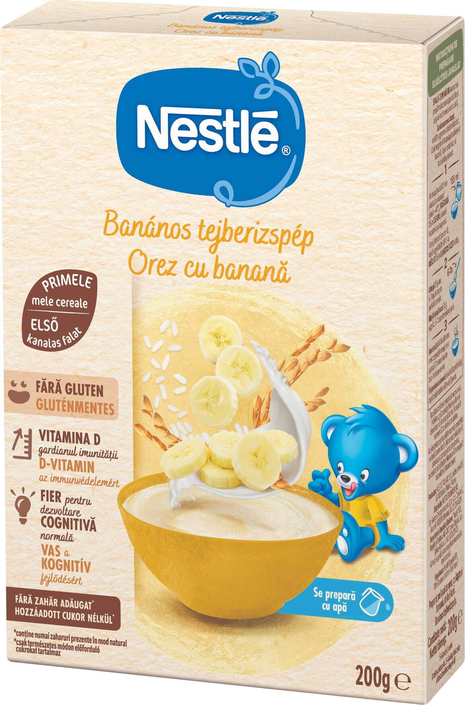Nestlé Banános tejberizspép 