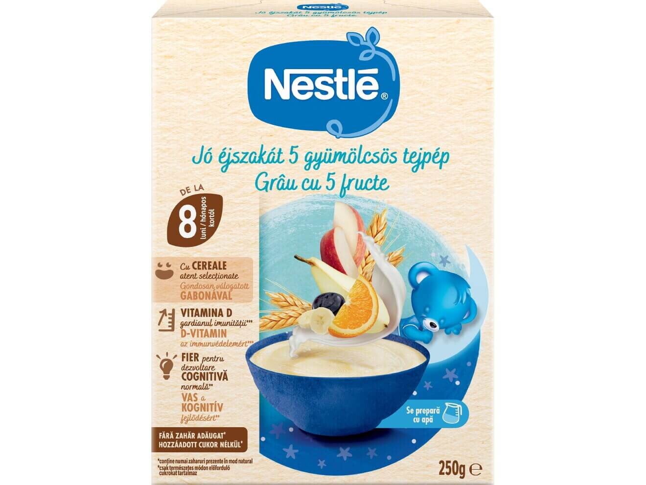 Nestlé Jó éjszakát 5 gyümölcsös tejpép