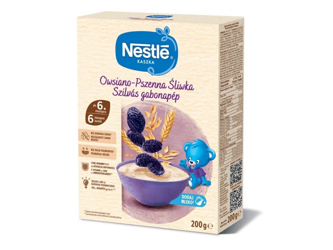 Nestlé szilvás gabonapép