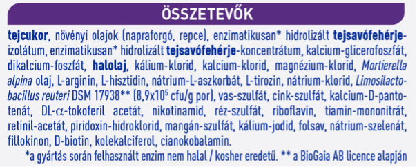 Expertpro HA2 összetevők