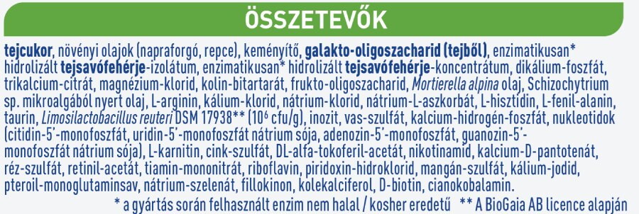 Összetevők