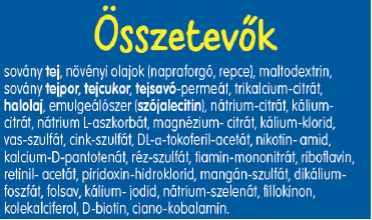 Lactogen 3 összetevők