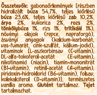 Nestlé 8 gabonás pép bifidusszal