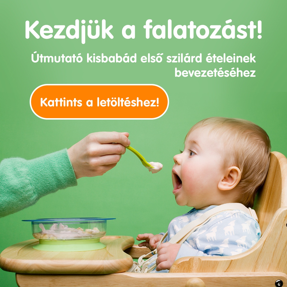 Útmutató kisbabád első szilárd ételeinek bevezetéséhez