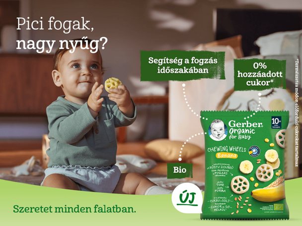 Fedezzétek fel az új Gerber Chewing Fedezzétek fel az új Gerber Chewing