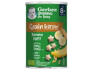 Gerber bio banános gabonasnack Gerber bio banános gabonasnack