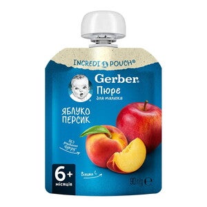 Gerber alma-barack gyümölcspüré