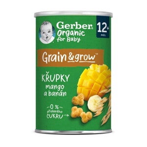 Gerber bio mangós-banános gabonasnack