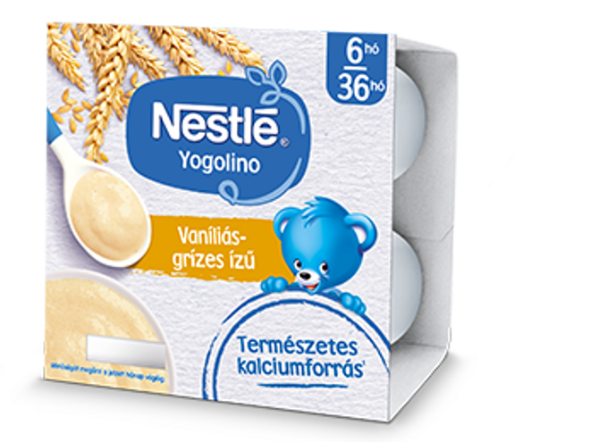 A NESTLÉ vaníliás ízű, grízes babapuding kiváló választás tízóraira, uzsonnára vagy desszertnek. Fogyasztása hozzájárul az ajánlott napi tej és tejtermék beviteléhez. 