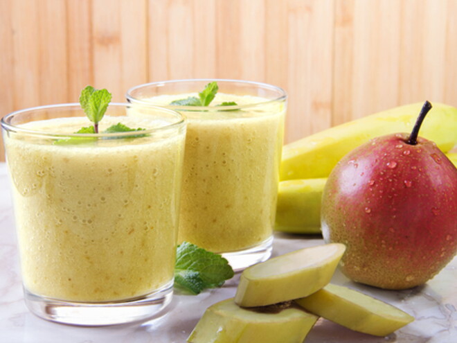 Körtés-banános smoothie Körtés-banános smoothie