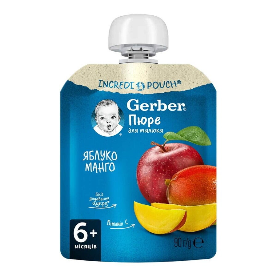 Gerber alma-mangó gyümölcspüré
