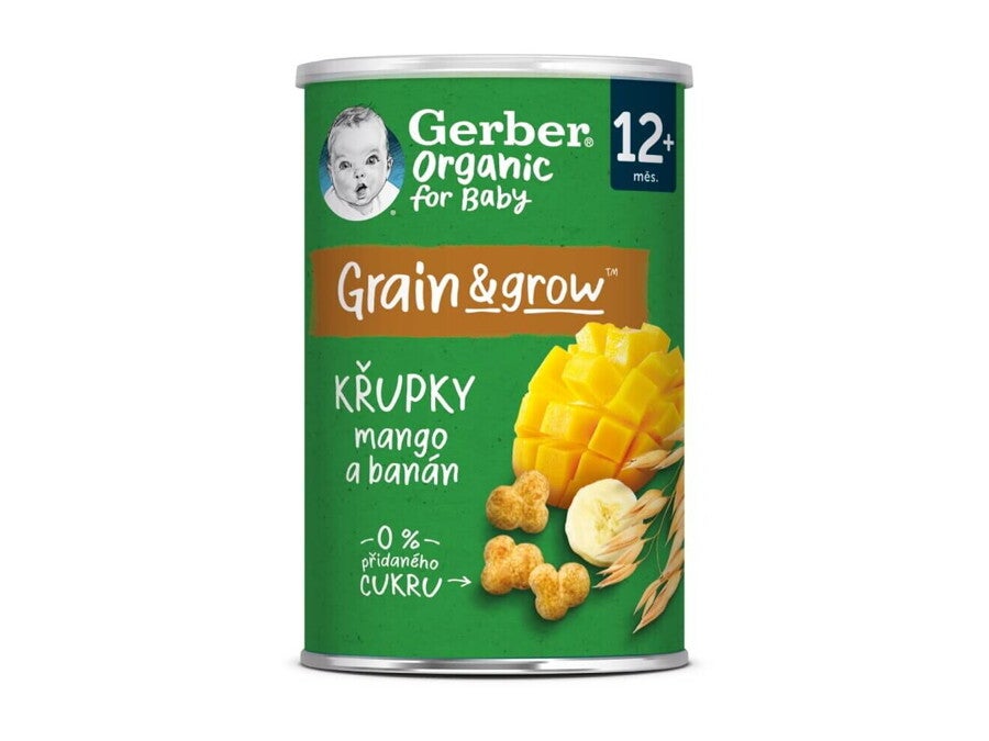 Gerber bio mangós-banános gabonasnack