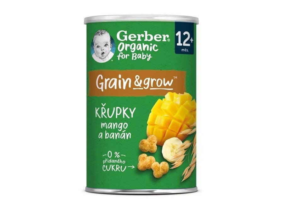 Gerber bio mangós-banános gabonasnack
