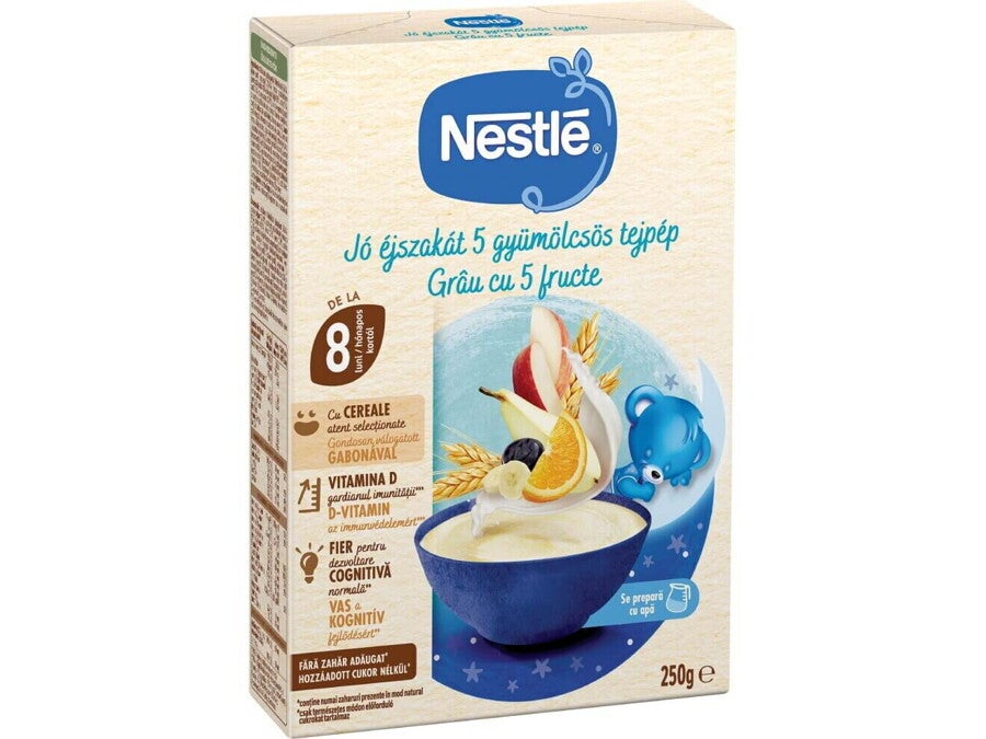 Nestlé Jó éjszakát 5 gyümölcsös tejpép