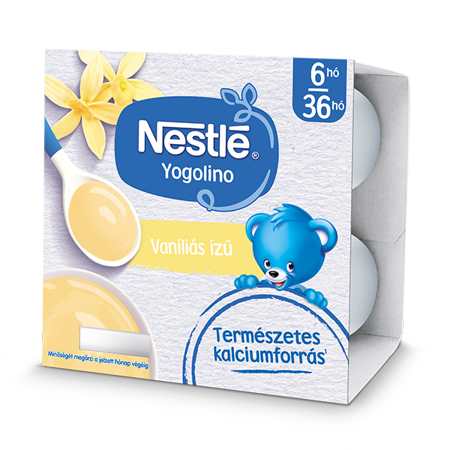 NESTLÉ vaníliás ízű babapuding A NESTLÉ vaníliás ízű babapuding kiváló választás tízóraira, uzsonnára vagy akár desszertnek. Fogyasztása hozzájárul az ajánlott napi tej és tejtermék beviteléhez.