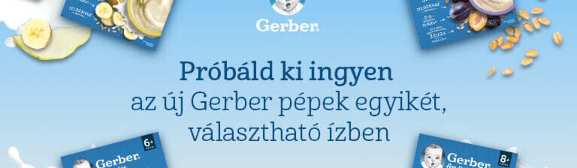 Próbáld ki az új Gerber pépek egyikét!