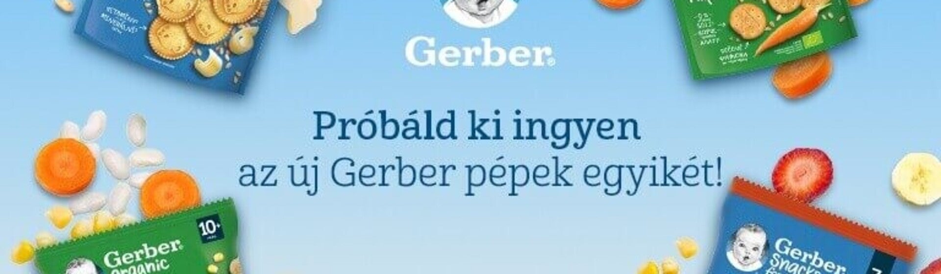 Próbáld ki az új Gerber snackek egyikét!