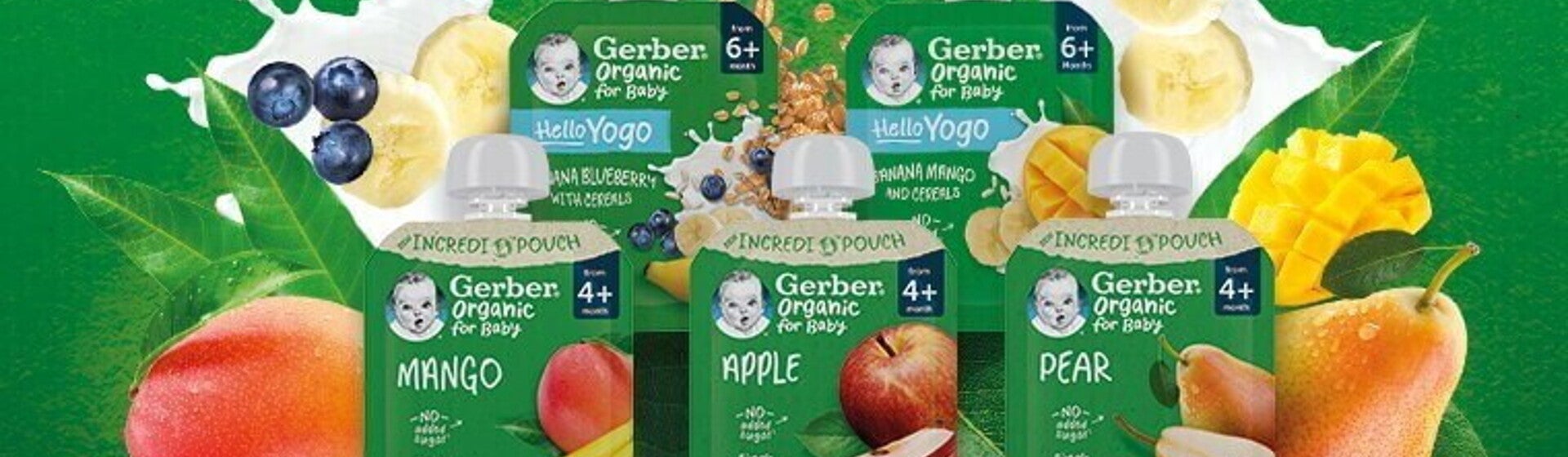 Gerber gyümölcspürék Gerber gyümölcspürék