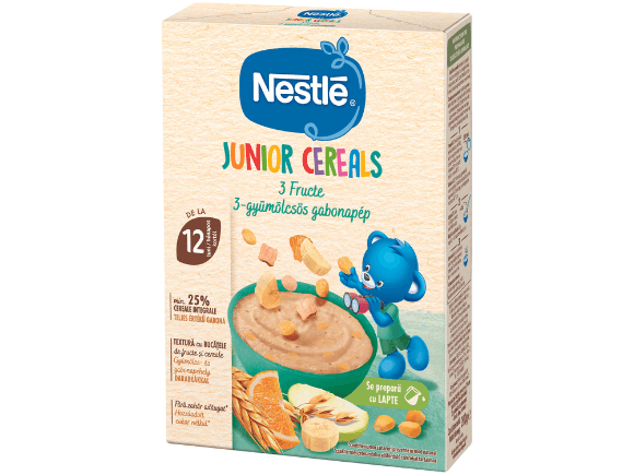 NESTLÉ Junior 3-gyümölcsös gabonapép NESTLÉ Junior 3-gyümölcsös gabonapép