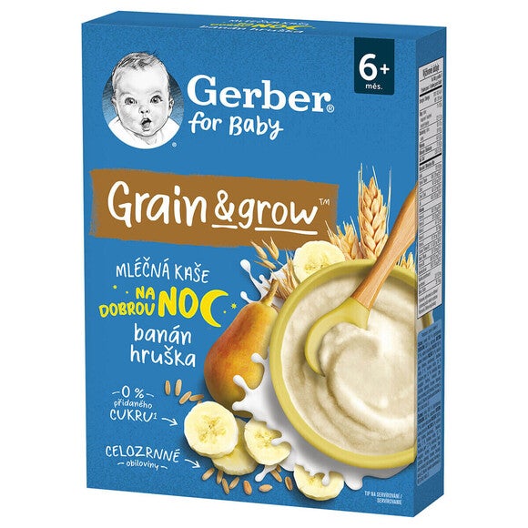Gerber banános-körtés tejpép