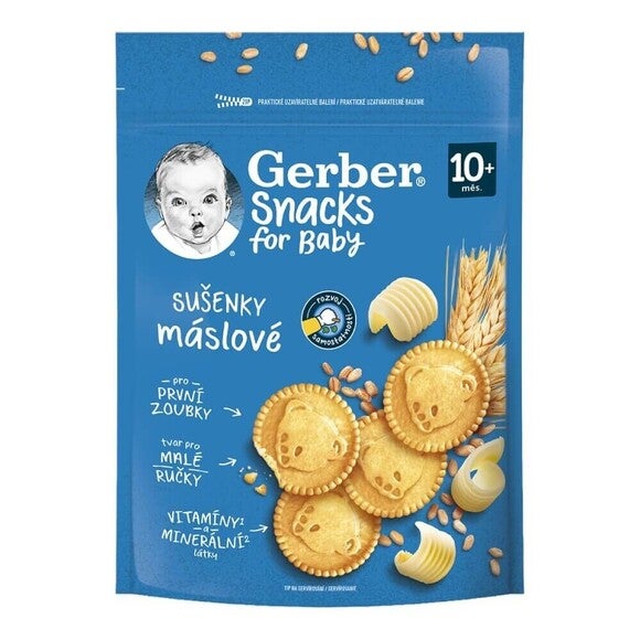 Gerber vajas babakeksz 10 hónapos kortól