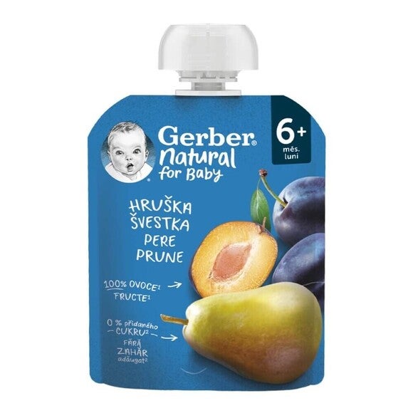 Gerber körte-szilva gyümölcspüré