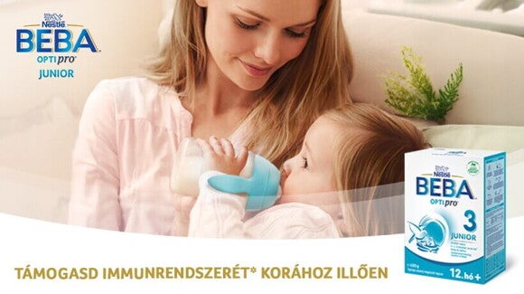 BEBA OPTIPRO 3 Junior tejalapú anyatej-kiegészítő tápszer