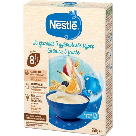 Nestlé Jó éjszakát 5 gyümölcsös tejpép