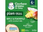 Gerber bio kókusztej alapú alma-ananász ízű babadesszert Gerber bio kókusztej alapú alma-ananász ízű babadesszert