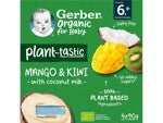 Gerber bio kókusztej alapú mangó-kiwi ízű babadesszert Gerber bio kókusztej alapú mangó-kiwi ízű babadesszert