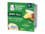 Gerber bio kókusztej alapú alma-ananász ízű babadesszert Gerber bio kókusztej alapú alma-ananász ízű babadesszert